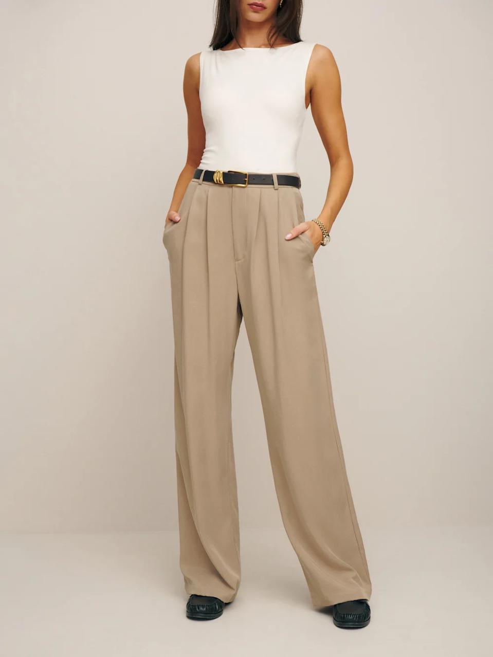 comfy dress pants for women Corduroy Pull on High Waisted Straight Leg Pants Business Casual Work Pants with Pockets Stretch Office Pants Baggy Solid Corduroy Pants Women Outdoor Drawstring Pants at Amazon they also feature front pockets and a cropped length for added style Women comfortable Dress Pants Yoga