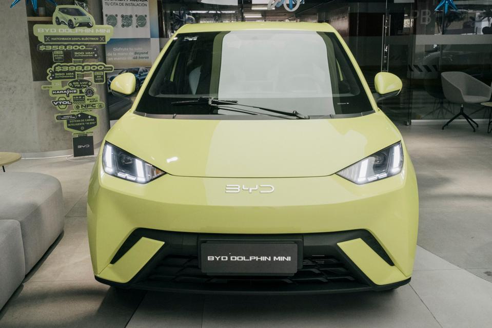 A BYD Showroom As Company Sees Growth In Mexico