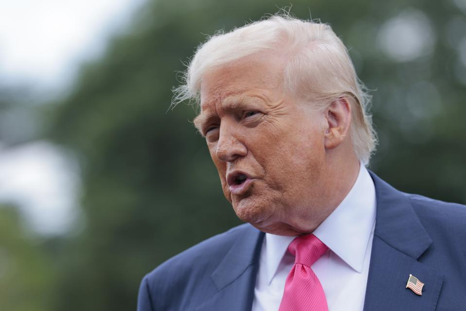 President Trump Departs The White House For Pittsburgh