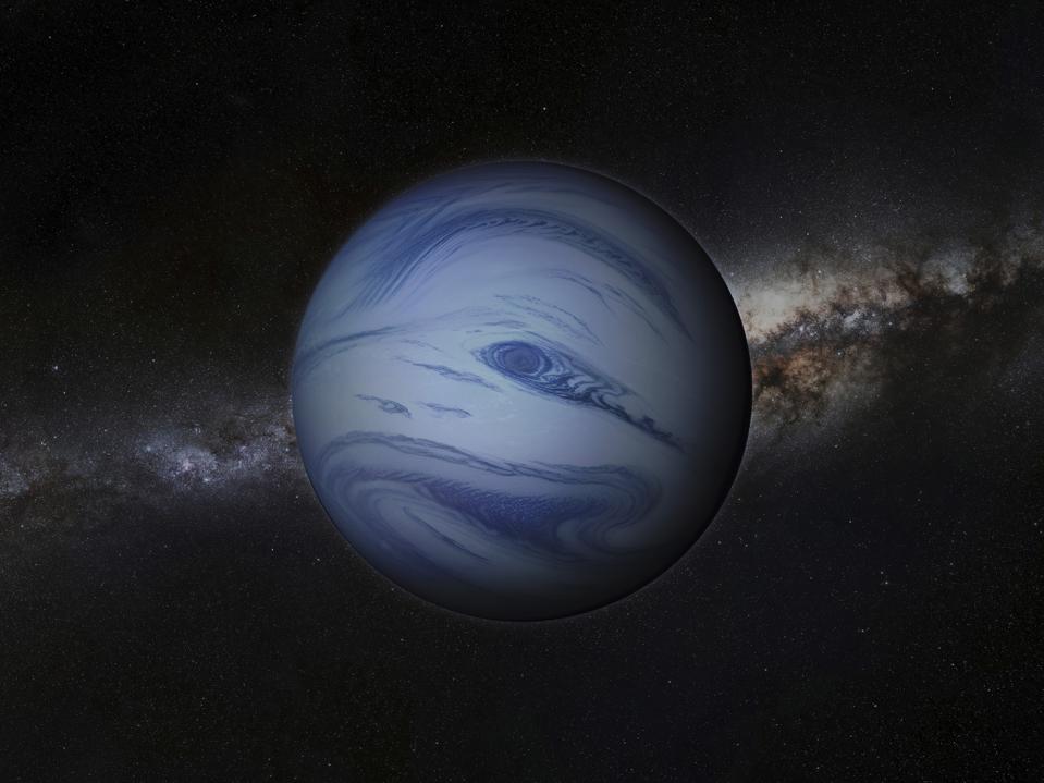 Artist's impression of a sub-Neptune