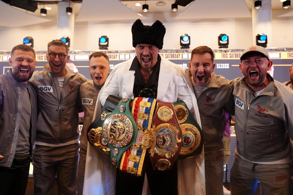 Daniel Dubois v Oleksandr Usyk - Press Conference - Wembley Stadium