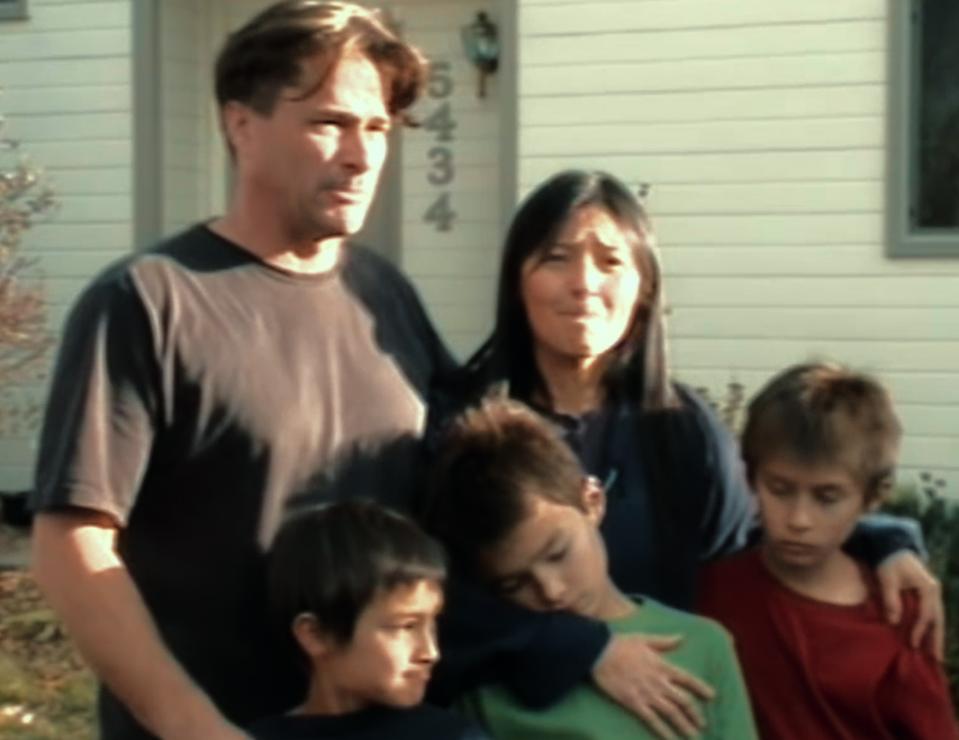 Richard and Mayumi Heene and their sons in 