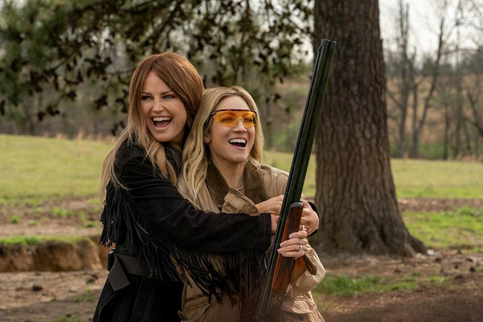 Malin Akerman and Brittany Snow discuss the sex-fueled series 'The Hunting Wives' on Netflix. 