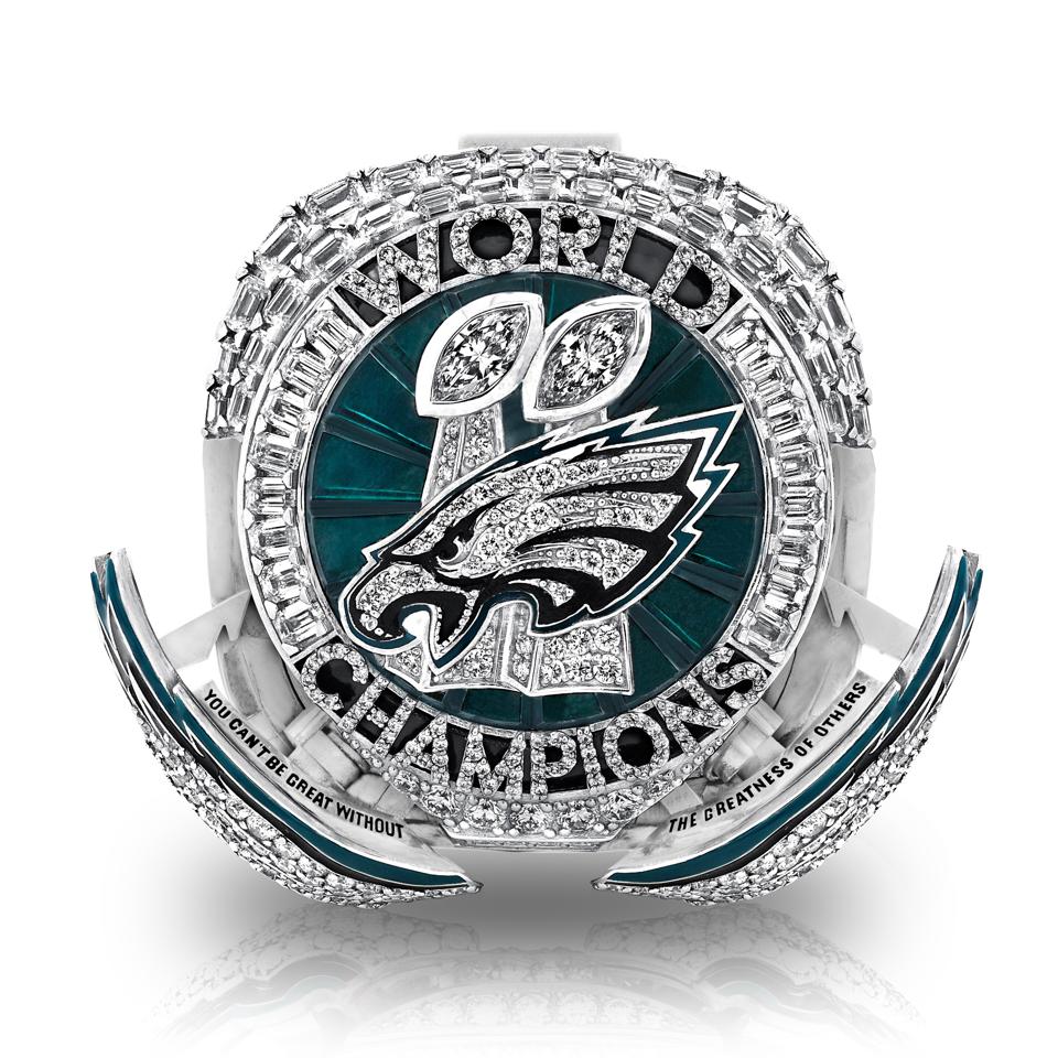 Eagles Unveil Super Bowl LIX Rings With Iconic Winged Design