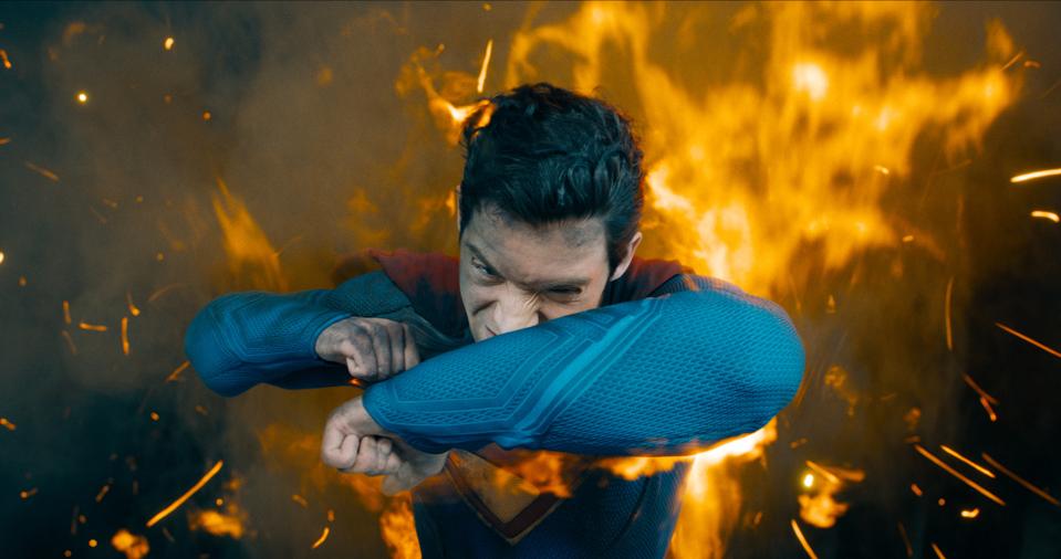 David Corenswet stars in "Superman."