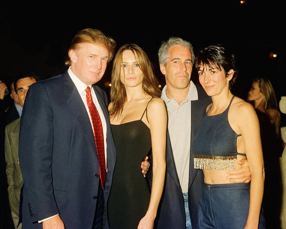 Donald Trump Jeffrey Epstein Ghislaine Maxwell at Mar-a-Lago