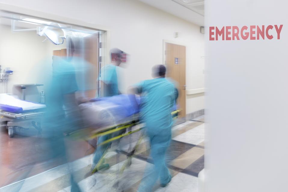 Emergency room visit.