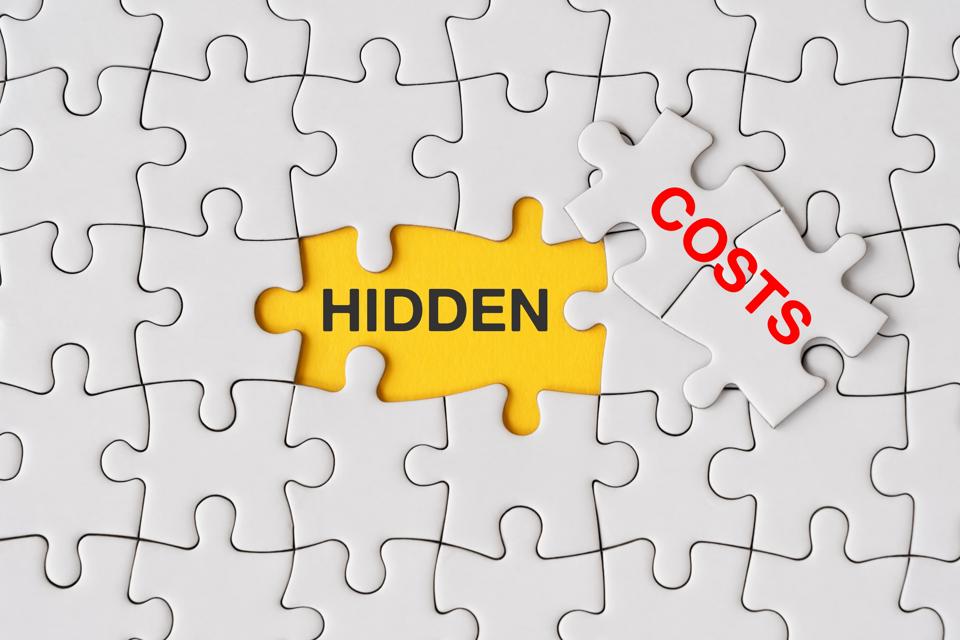 Hidden Cost Text on Jigsaw Puzzle