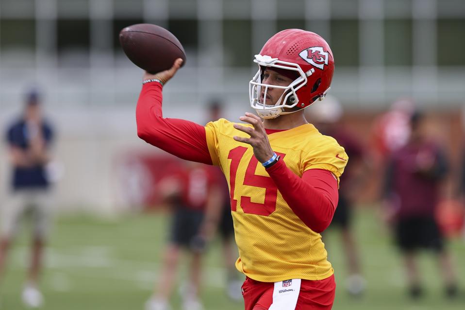 Kansas City Chiefs quarterback Patrick Mahomes wants to throw a better deep ball.