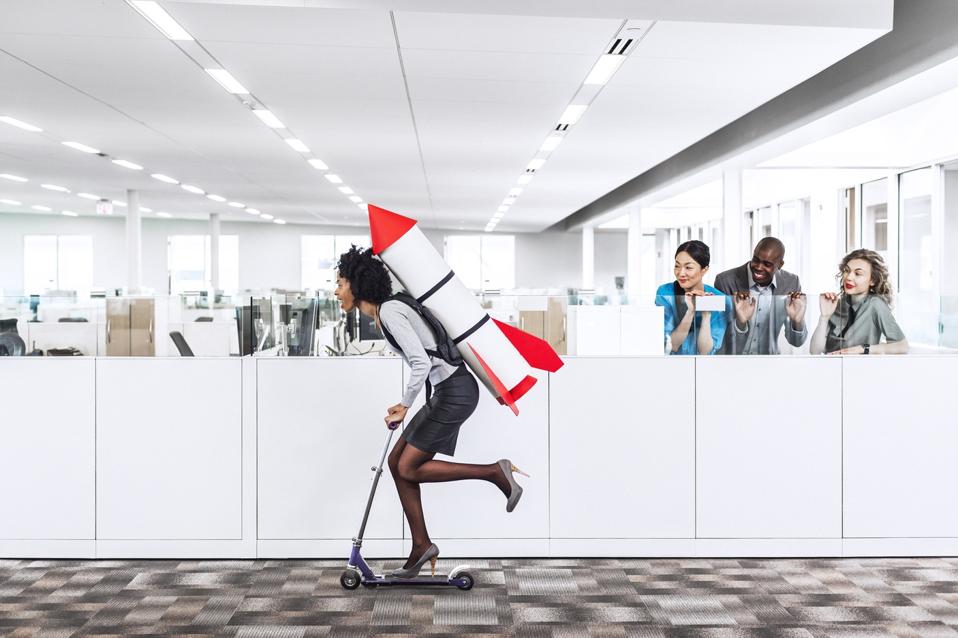 One person who works using AI is better than a large, traditional company.