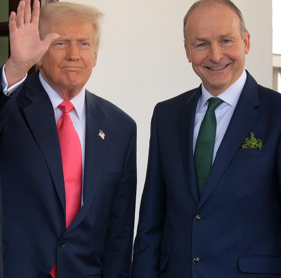 President Trump met with Ireland's prime minister, or taoiseach, Micheal Martin, at the White House in March, a few week before Liberation Day on April 2, when Trump announced his global trade war, and well before threatening 30% tariffs on the 27-nation European Union, set to go into effect on Aug. 1. Ireland is a large supplier of critical, often life-saving medicines to the United States.
