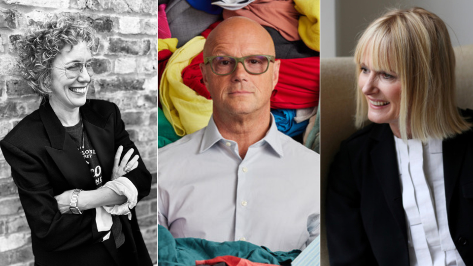 Professional headshots of Gemma Metheringham, Patrick Frisk and Jane Shepherdson
