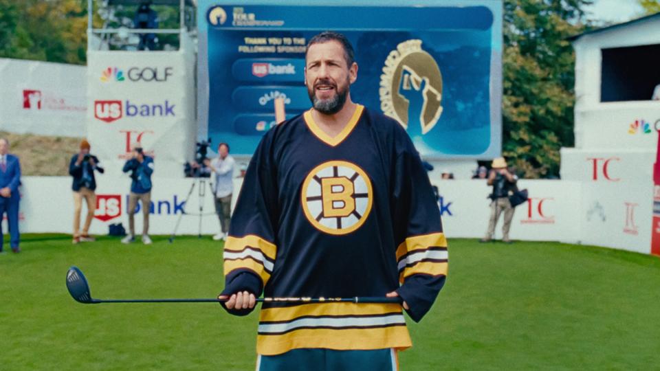 Adam Sandler in "Happy Gilmore 2."
