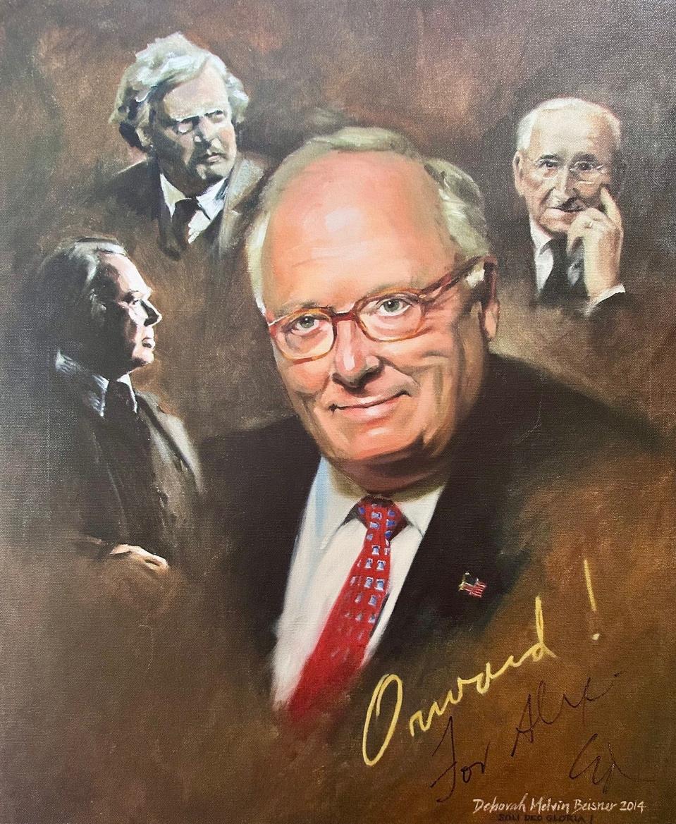 Ed Feulner and three of his main intellectual heroes
