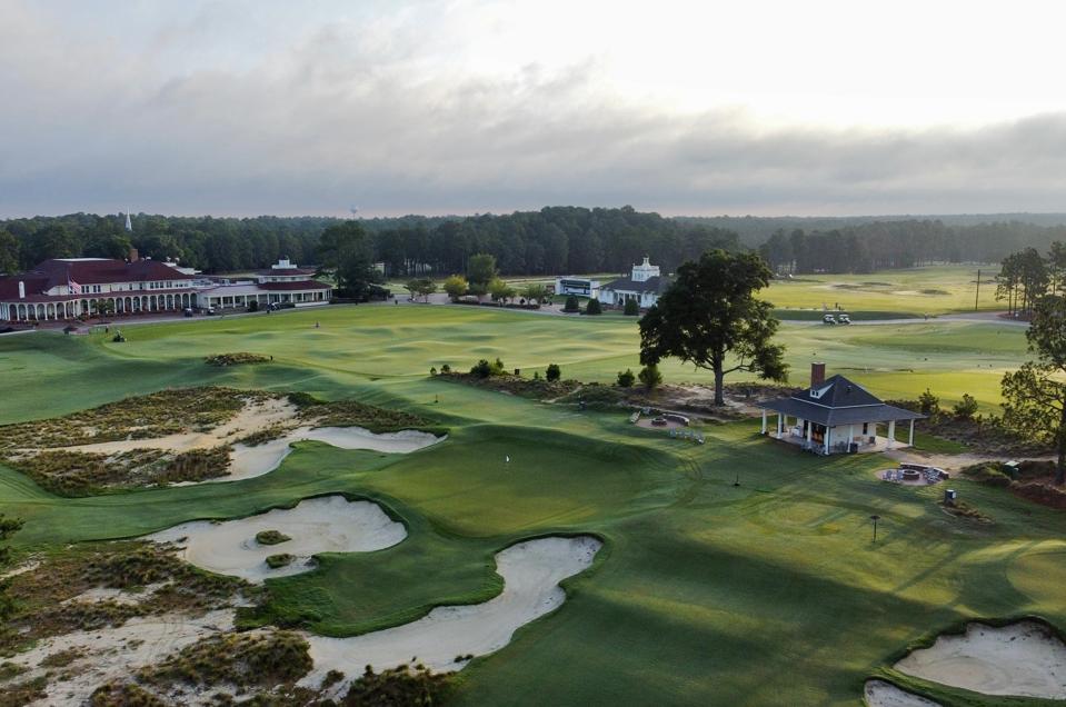 Aerial of Pinehurst main hub