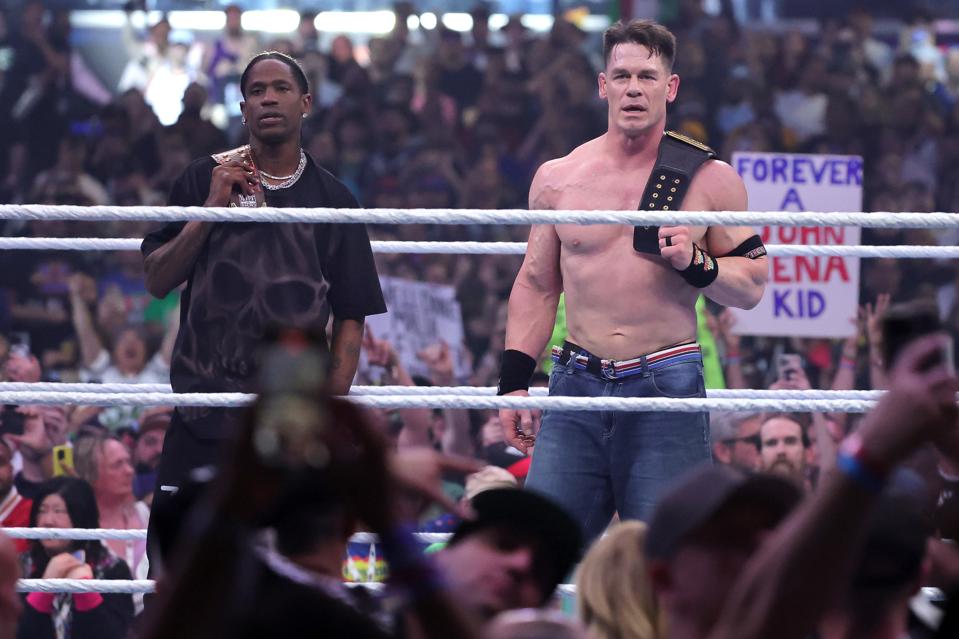 John Cena and Travis Scott