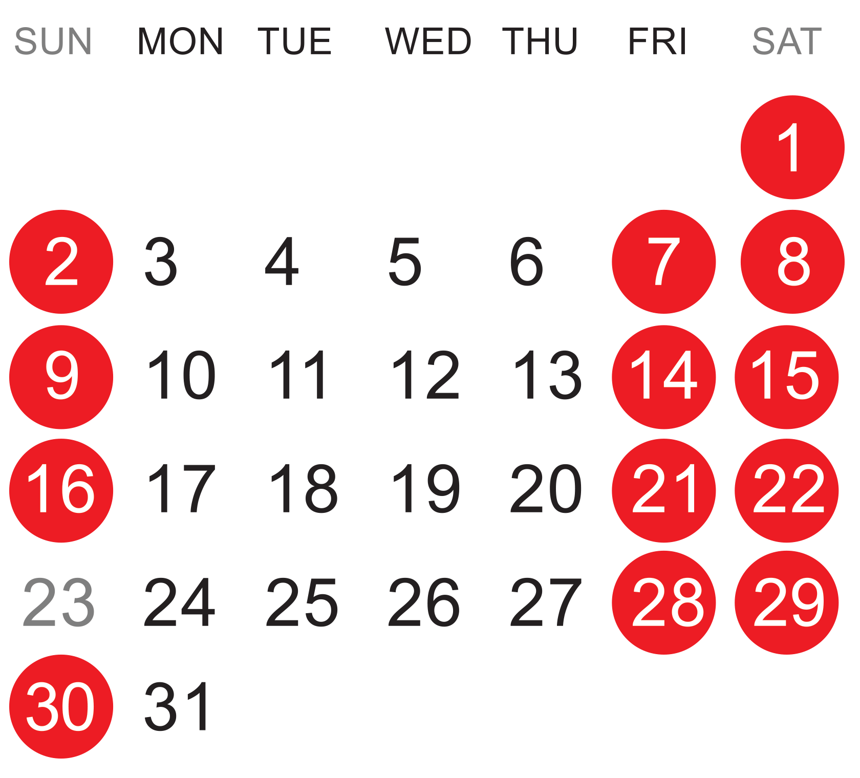 calendario de Trump 3