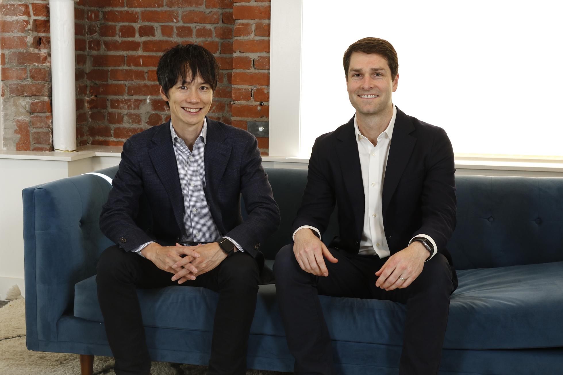 Nozomu Tsunoda (left), cofounder and Group CEO; Daniel Lewis, CEO of U.S. operation.