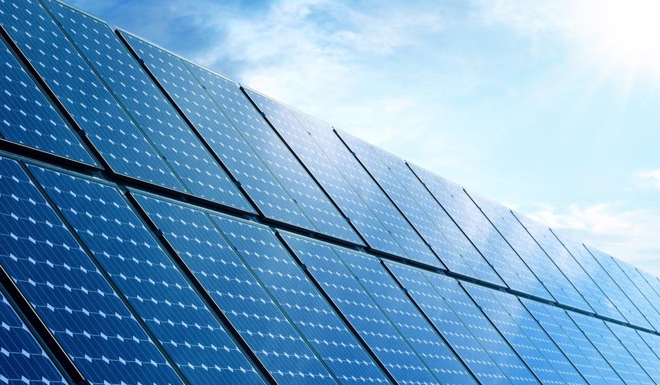 Solar panels.