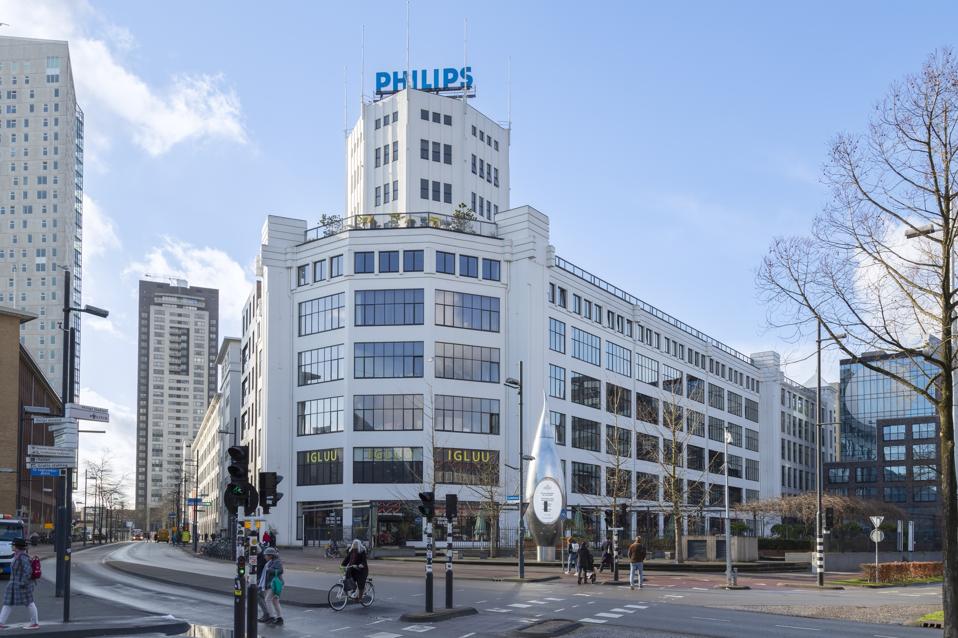 Old Philips factory building in the center of Eindhoven.