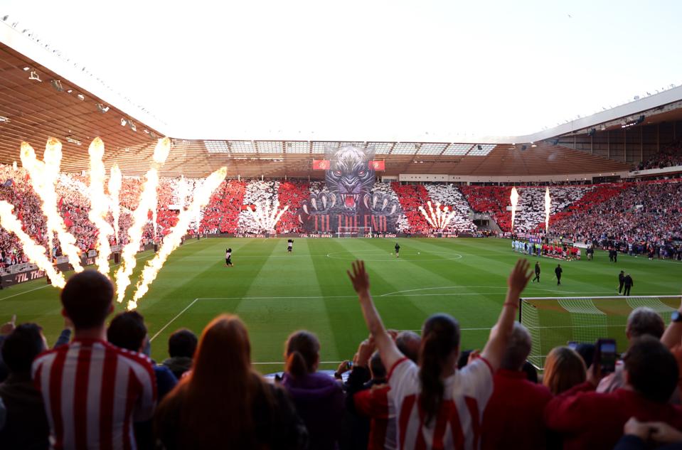 AFC Sunderland stadium during playoff match ahead of Premier League