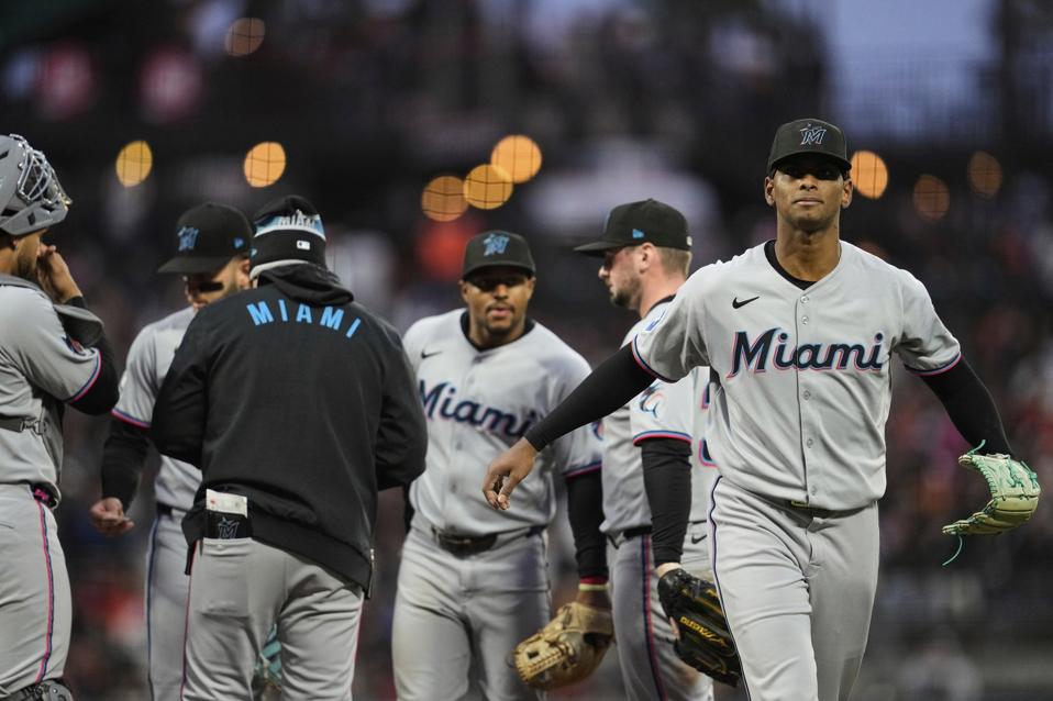 Marlins Giants Baseball
