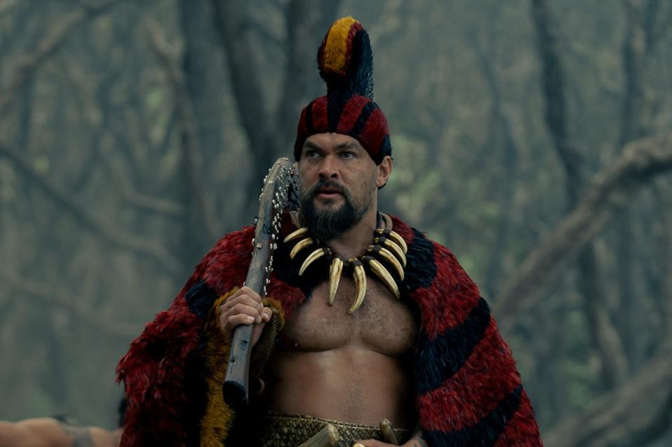 Jason Momoa in "Chief of War," premiering August 1, 2025 on Apple TV+.