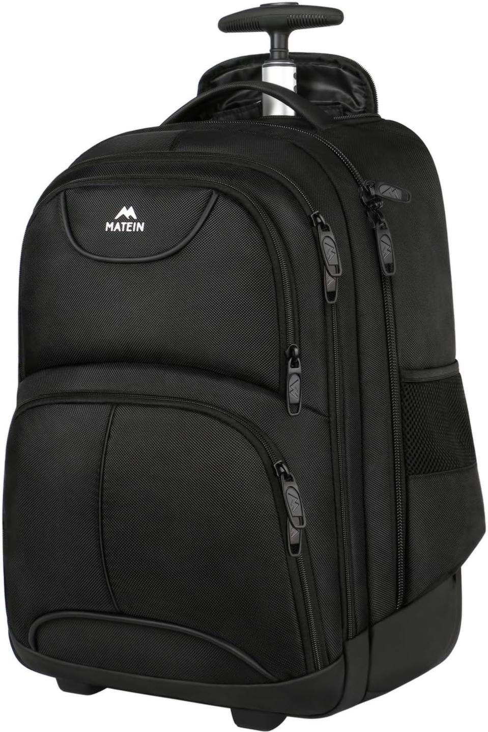 best rolling backpack for travel industry statistics MATEIN Roller Backpack, 17 Inch Laptop Backpacks with Wheels Large rolling backpack with wheels helps your more comfortable on the trip. Matein Wheeled Rolling Backpack