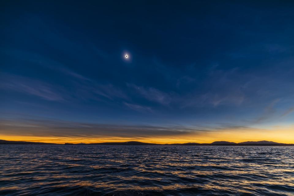 Eclipse 2024 – Totality over Lac Brome, Quebec