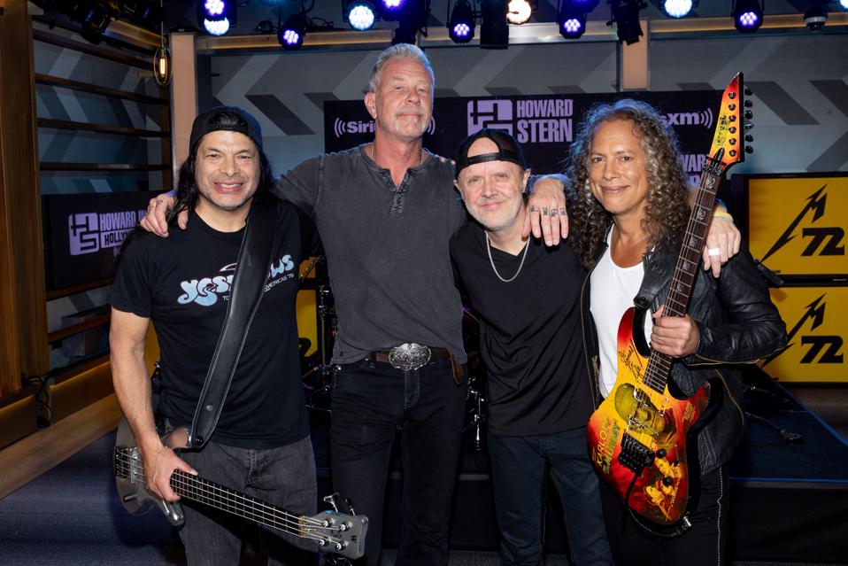 Metallica Visits SiriusXM's 'The Howard Stern Show'
