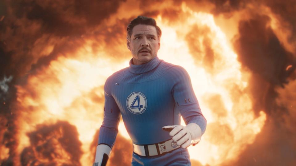Pedro Pascal in "The Fantastic Four First Steps'."