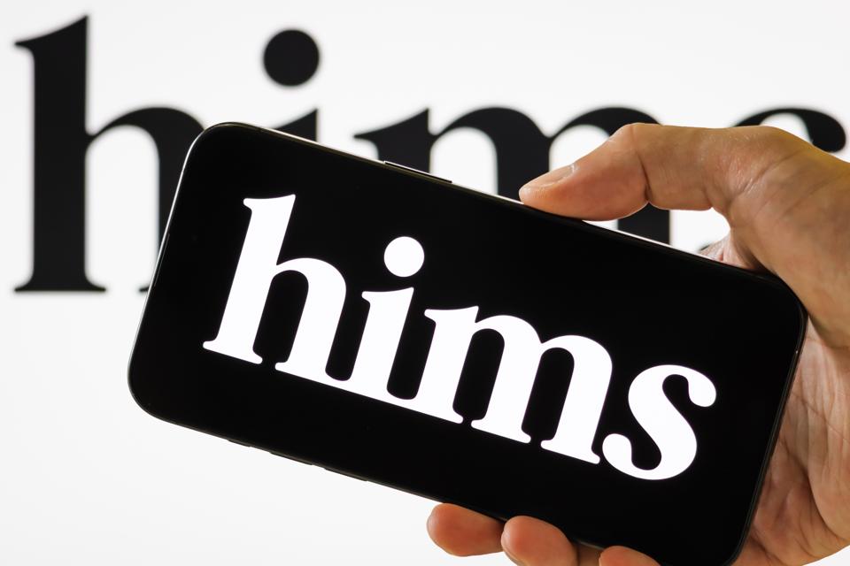 Hims & Hers logo displayed on smartphone screen
