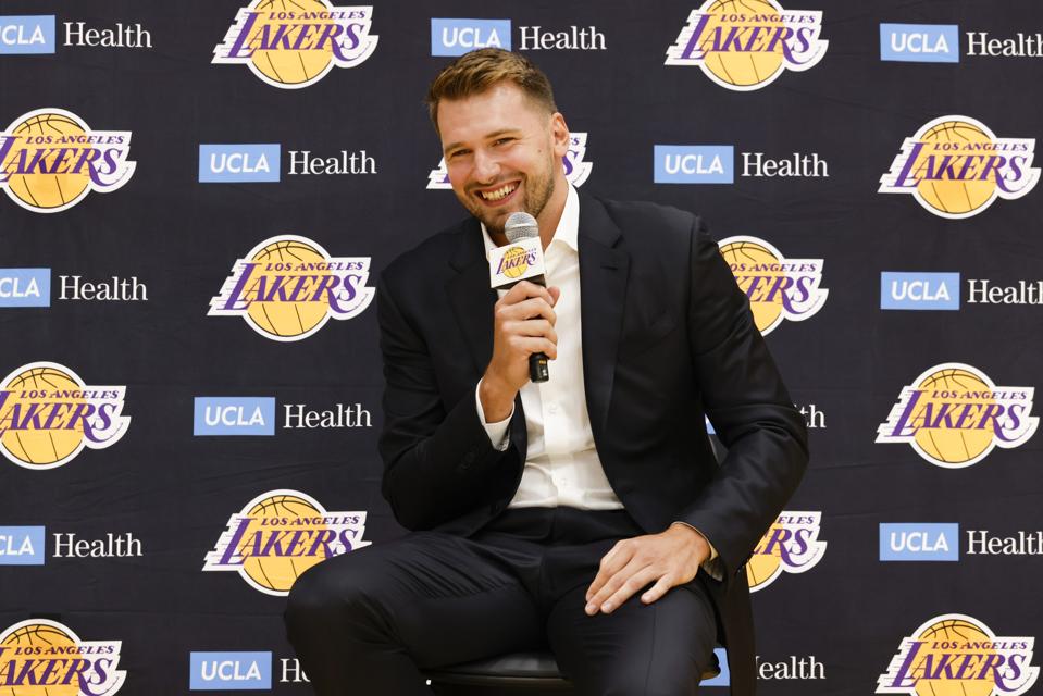 Lakers Press Conference with Luka Doncic