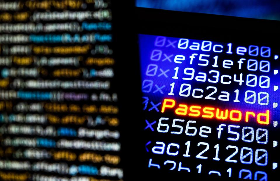 Data And Text On Computer Screens