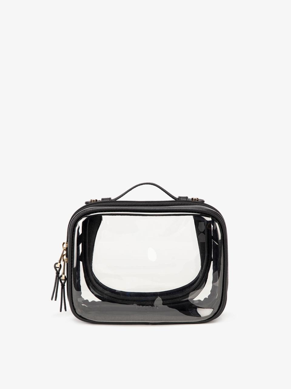 clear toiletry bag for london air travel Away in Jet Black it keeps your toiletries Flying Tiger Copenhagen