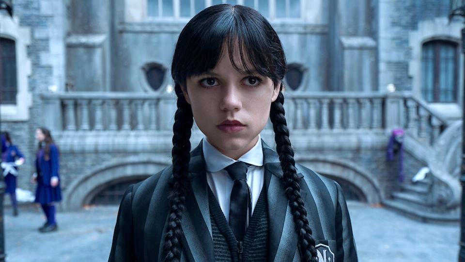 Jenna Ortega in "Wednesday" Season 2.
