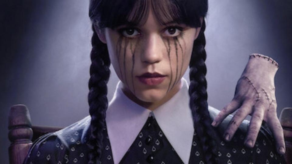 "Wednesday" Season 2 poster featuring Jenna Ortega.