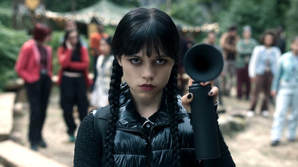 Jenna Ortega in "Wednesday" Season 2.