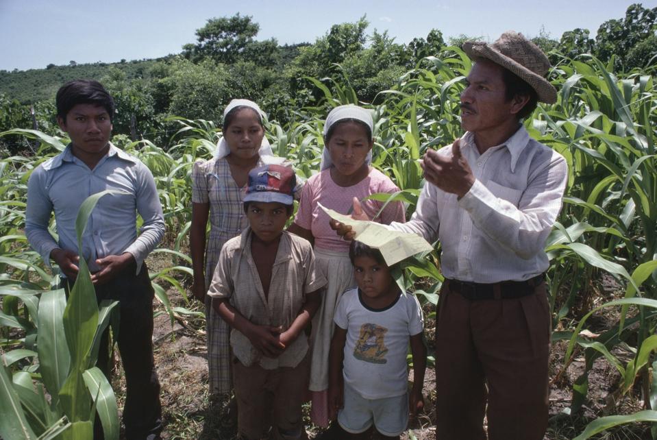 Farming Family With Land Grant