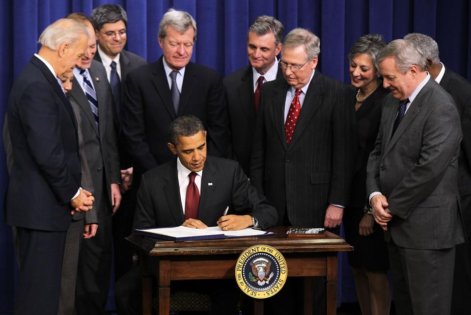 President Obama Signs The Compromise Tax Cut Bill