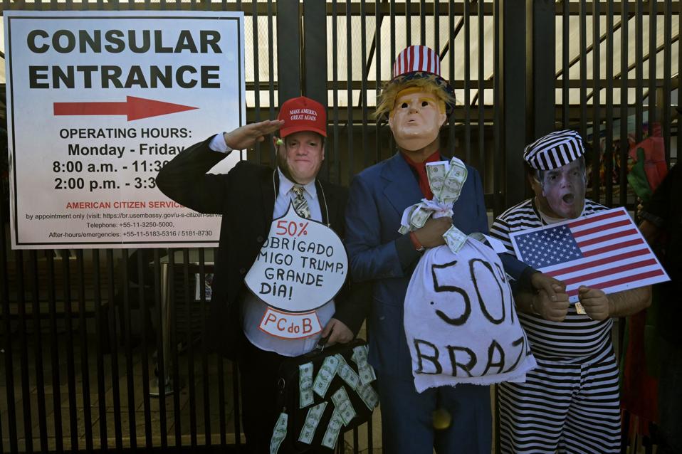 BRAZIL-US-TRADE-TARIFF-PROTEST