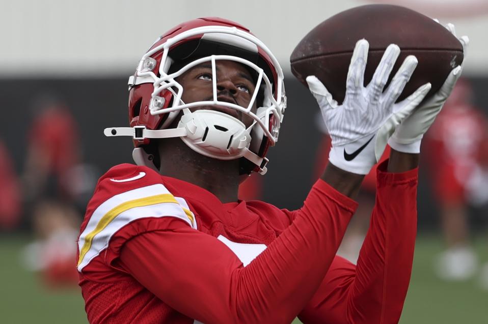 Tyquan Thornton has shown promise during offseason. 