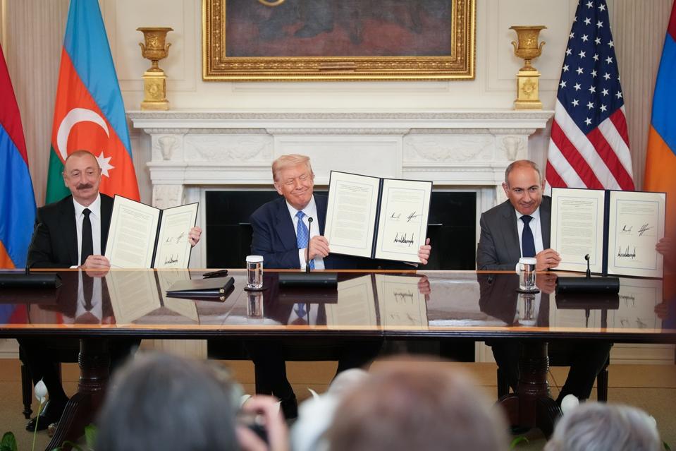 President Trump Meets With Leaders Of Armenia And Azerbaijan At The White House