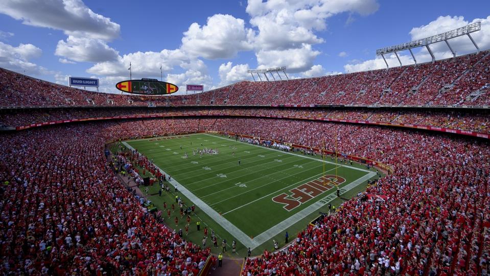 GEHA Field at Arrowhead Stadium is displayed in September of 2024.