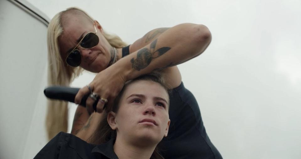 Tabatha Zimiga and Porshia Zimiga in "East of Wall"