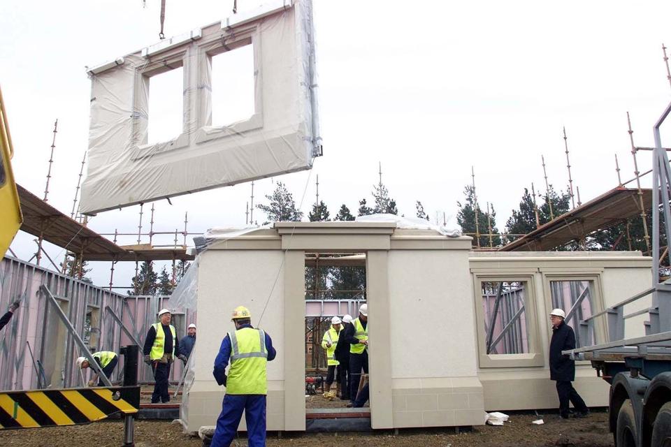 Bellway new flat packed housing