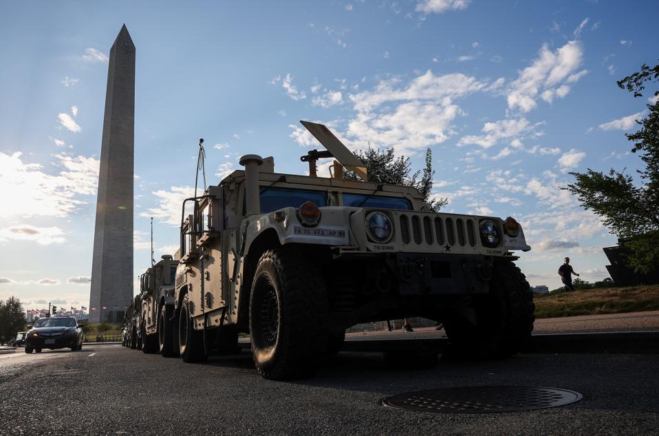 Trump Increases Federal Law Enforcement Presence, Deploys National Guard In Nation's Capital
