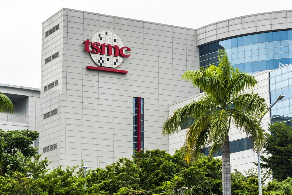Taiwan Semiconductor Manufacturing Company (TSMC) logo for comparing TSM vs TSMY stock.