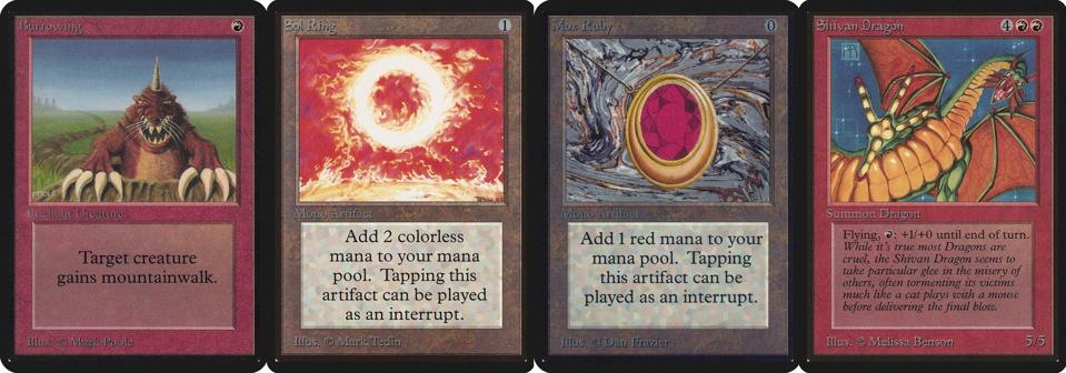 Pricing My Magic: The Gathering Mono Red Deck From 1994