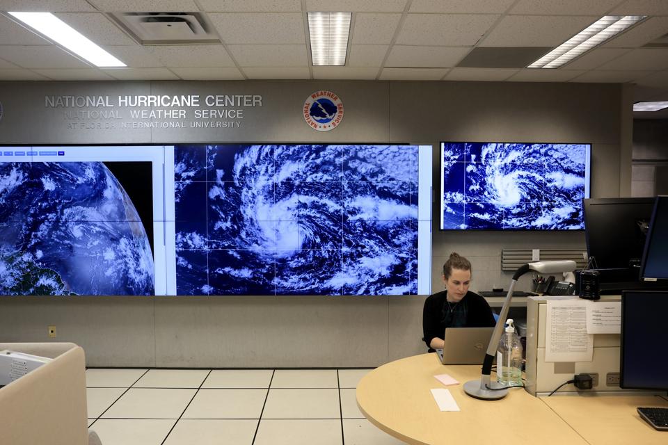 National Hurricane Center Monitors Tropical Storm Erin